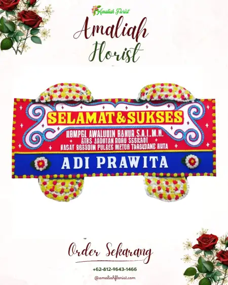 Papan Bunga Ucapan Selamat Ngebruk