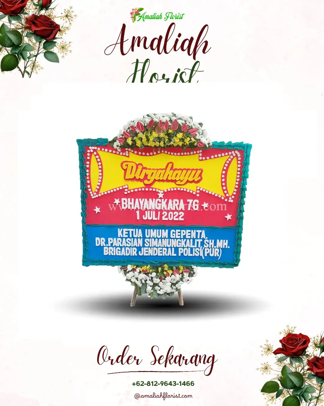 Papan Bunga HUT Ulang Tahun Ngebruk